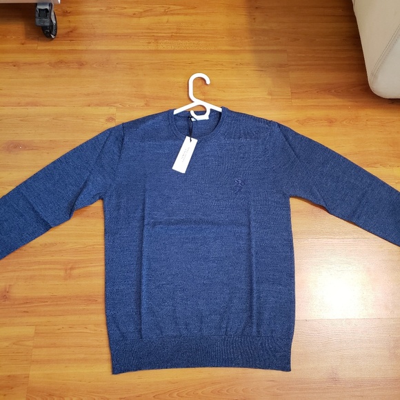 Versace Collection Other - Versace Collection Blue Logo Knit Sweater Knitwear
